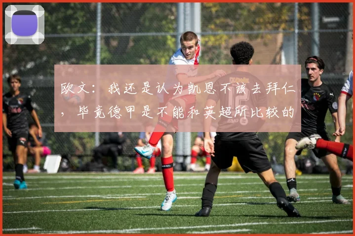 欧文：我还是认为凯恩不该去拜仁，毕竟德甲是不能和英超所比较的